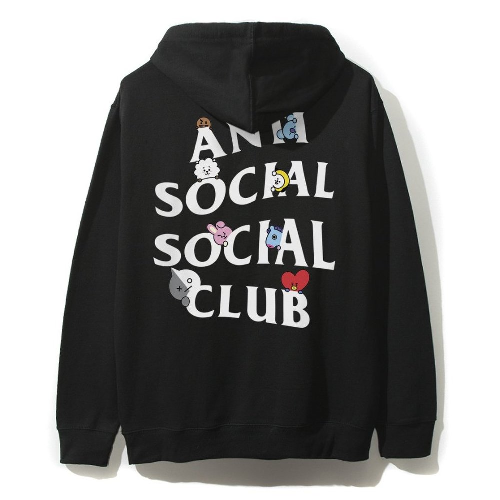 Auth ANTI SOCIAL SOCIAL CLUB BT21 BTS Hoodie S